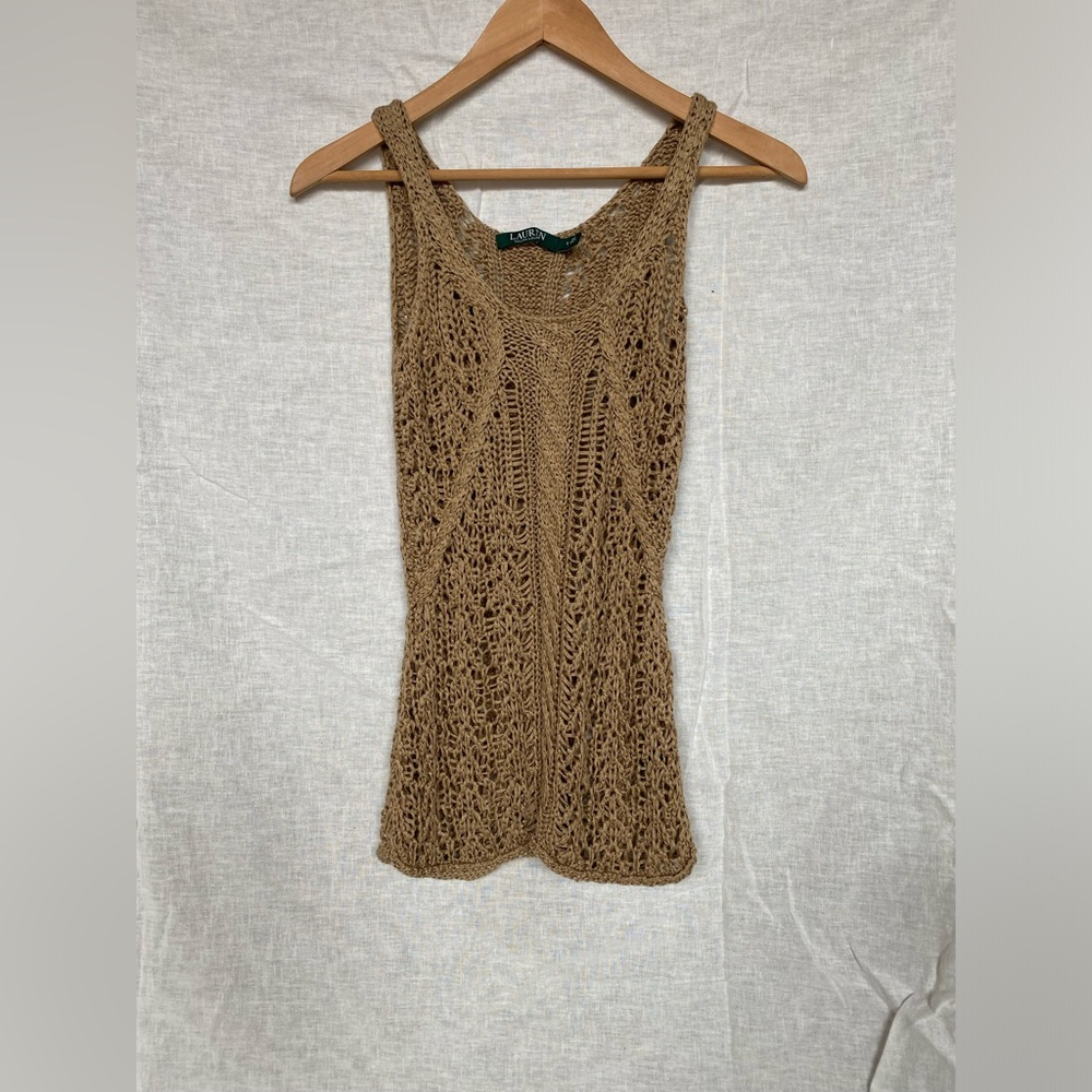 Lauren RL crochet tank